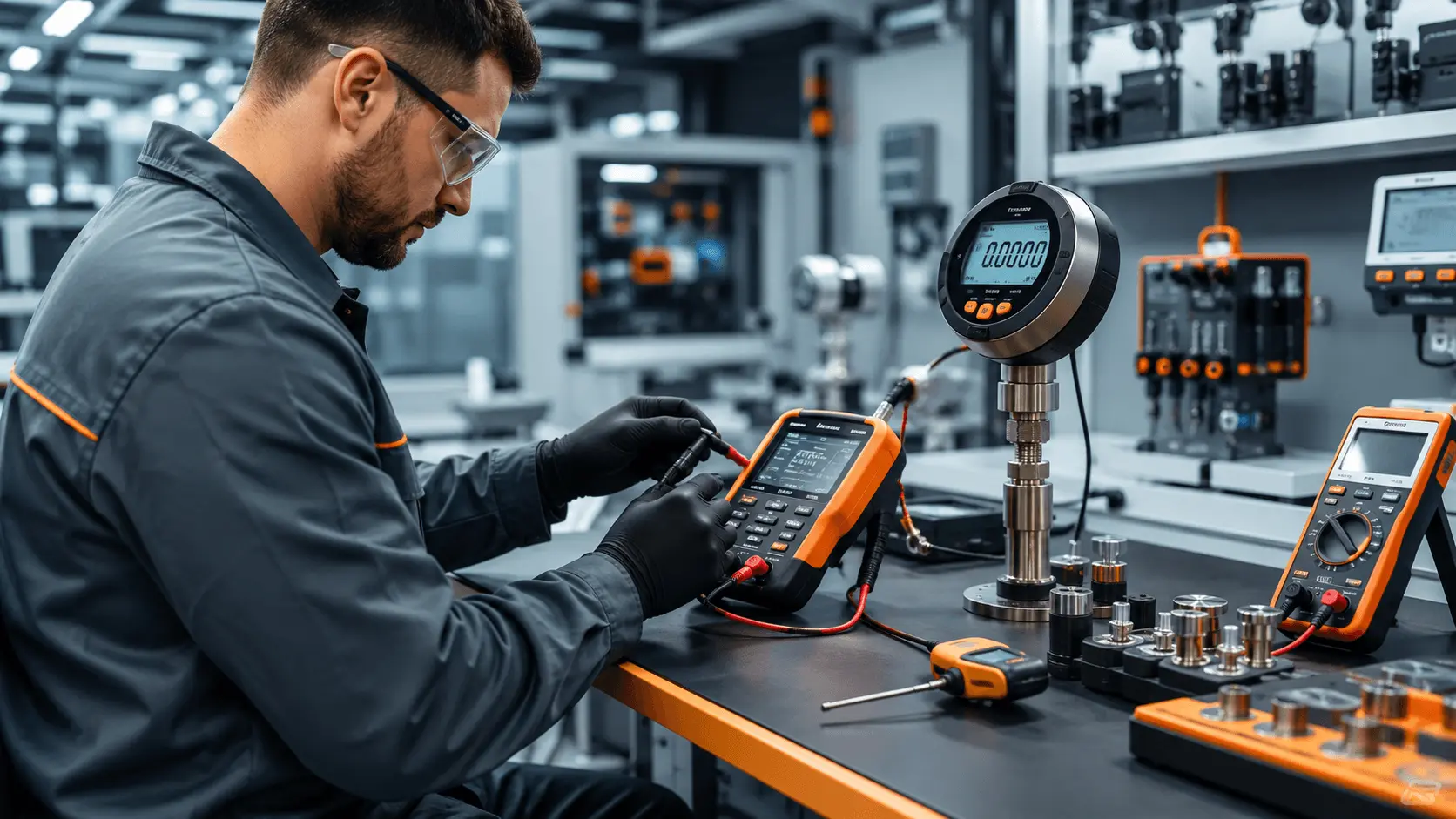 Laboratório de calibração de alta tecnologia