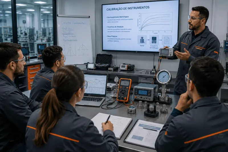 Laboratório técnico de calibração industrial