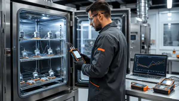 inicio - Laboratório técnico com dispositivos de monitoramento
